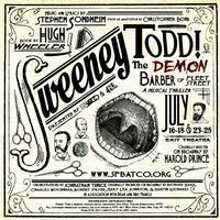 Sweeney Todd: The Demon Barber of Fleet street show poster