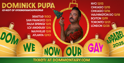 DOM WE NOW OUR GAY APPAREL