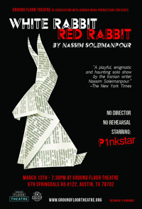 White Rabbit Red Rabbit starring p1nkstar show poster