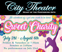 SWEET CHARITY show poster