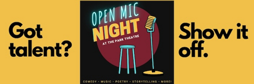 Open Mic show poster