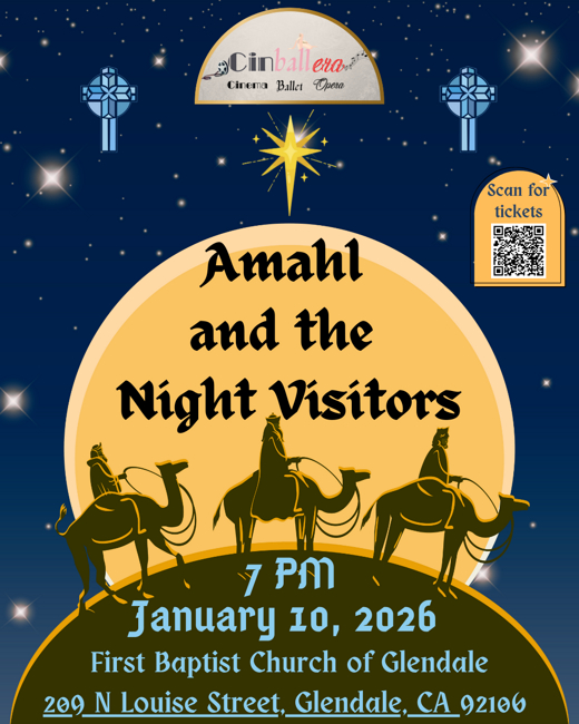 Amahl and the Night Visitors show poster