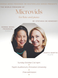 World Premiere: Microvids, for Flute and Piano in Minneapolis / St. Paul