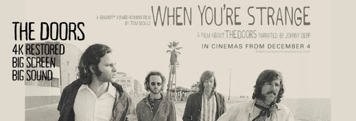 THE DOORS: When You’re Strange • Thu Dec 4, 7pm & Sat Dec 6, 2pm