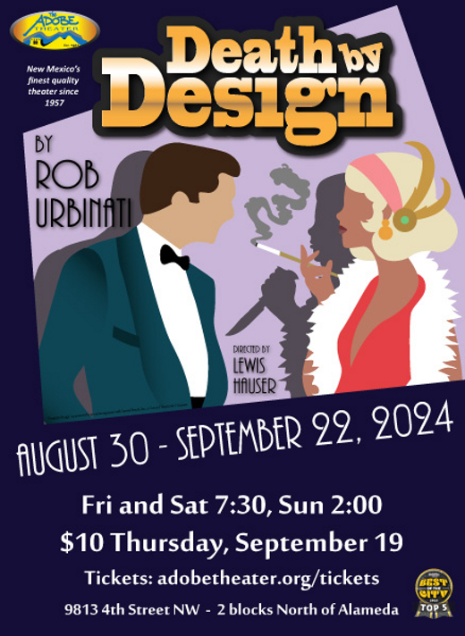 DEATH BY DESIGN show poster