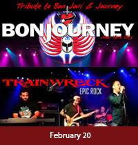 BonJourney and Trainwreck at The Noel S. Ruiz Theatre show poster