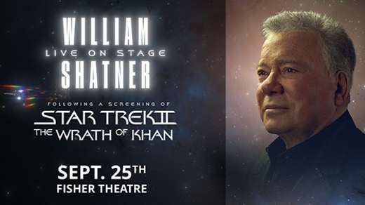 William Shatner Live On Stage with a screening of STAR TREK II: THE WRATH OF KHAN