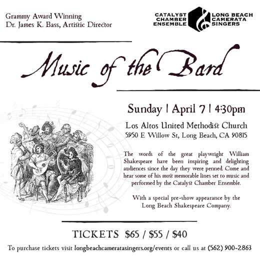 Music of the Bard show poster