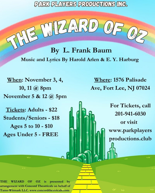 The Wizard Of Oz in New Jersey
