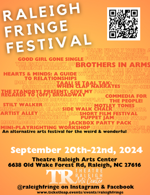 Raleigh Fringe Festival show poster