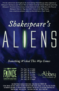 Shakespeare's Aliens show poster