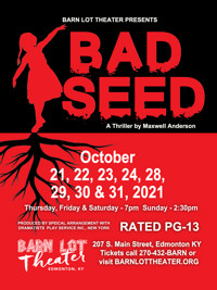 Bad Seed show poster