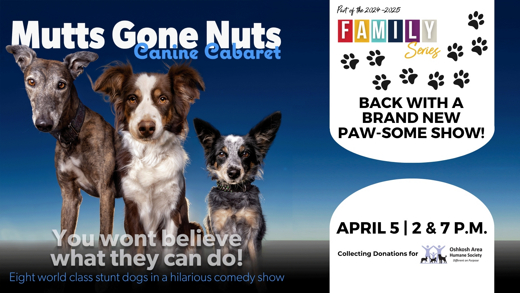 Mutts Gone Nuts UNLEASHED show poster