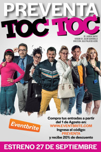 Toc Toc show poster
