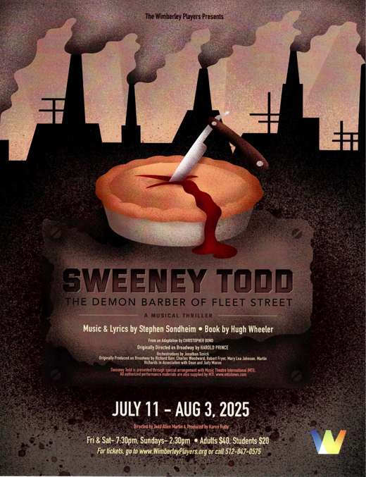 SWEENEY TODD, The Demon Barber Of Fleet Street, A Musical Thriller