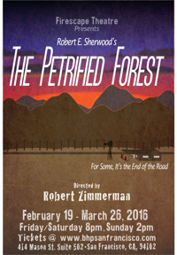 The Petrified Forest show poster