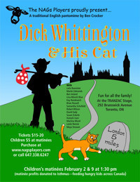 Dick Whittington and his Cat show poster