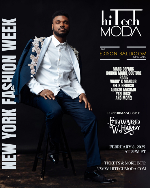 New York Fashion Week hiTechMODA show poster