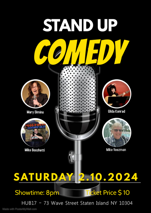 Stand Up Saturdays show poster