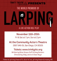 LARPing show poster