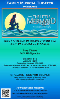 The Little Mermaid show poster