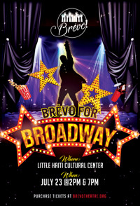 Brévo for Broadway show poster