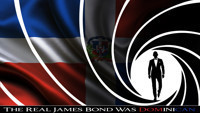 The Real James Bond Was Dominican show poster