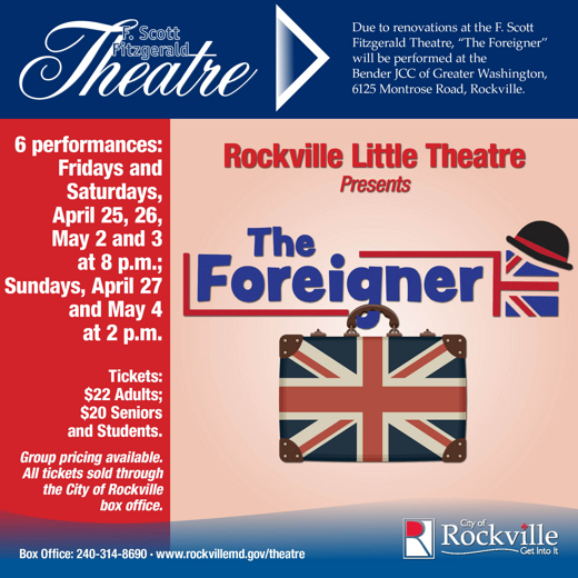 Rockville Little Theatre presents The Foreigner