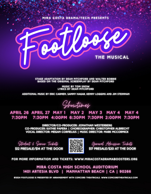Footloose The Musical in Broadway Logo