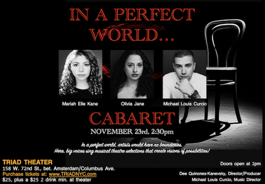 IN A PERFECT WORLD CABARET