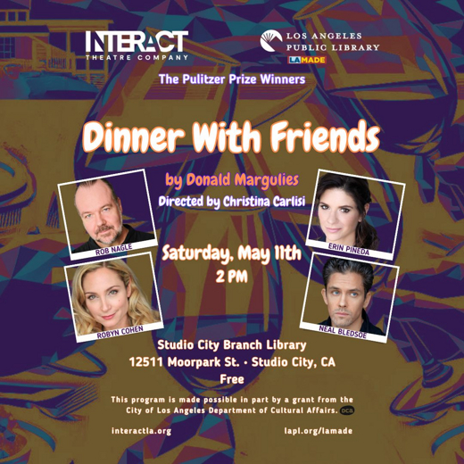 DINNER WITH FRIENDS by Donald Margulies show poster