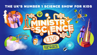 Ministry of Science LIVE - Science Saved The World show poster