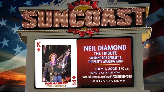 NEIL DIAMOND - THE TRIBUTE starring Rob Garrett & the Pretty Amazing Band