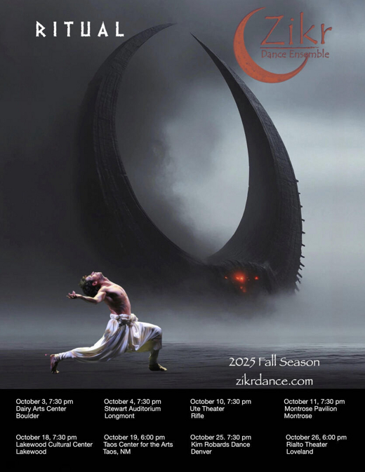 Longmont Museum presents Zikr Dance Ensemble's 'Ritual' October 4 at Stewart Auditorium