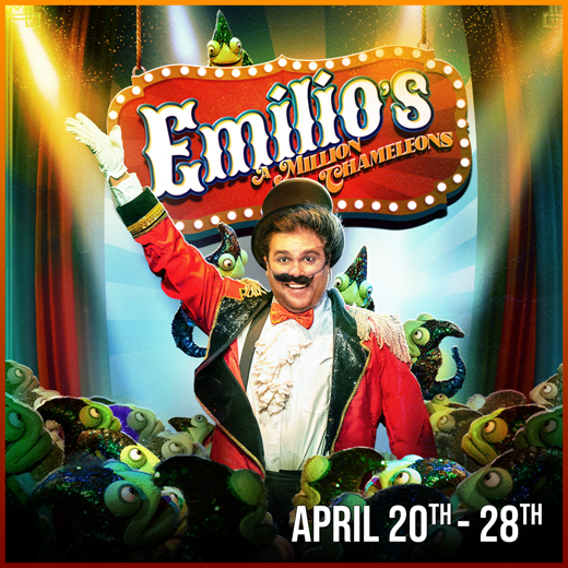 Emilio's A Million Chameleons show poster