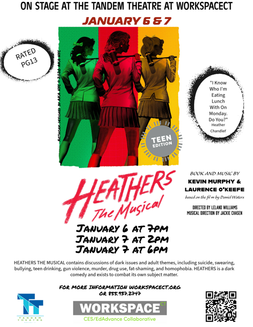 Heathers: The Musical (Teen Edition) show poster