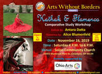 Kathak and Flamenco comparative study workshop in Cleveland