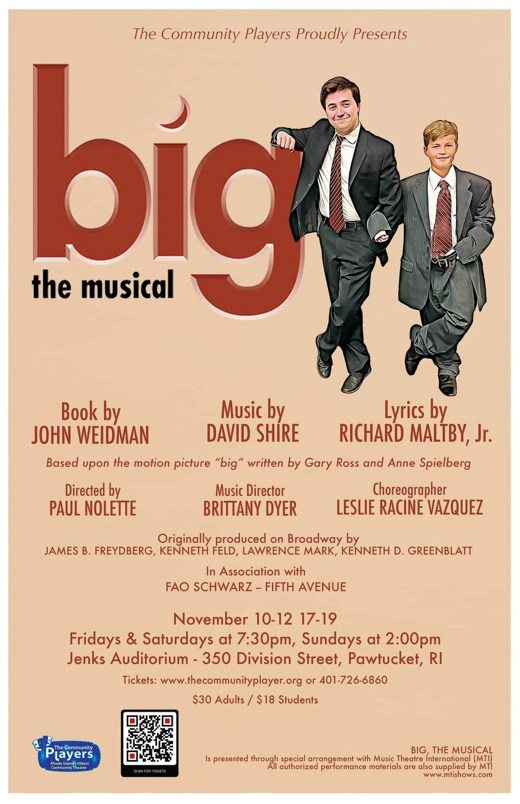BIG - The Musical show poster