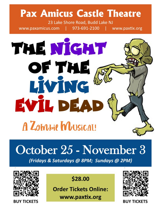 The Night of the Living Evil Dead (A Zombie Musical) show poster