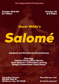 Oscar Wilde's Salomé show poster