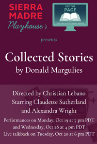 Collected Stories virtual staged reading