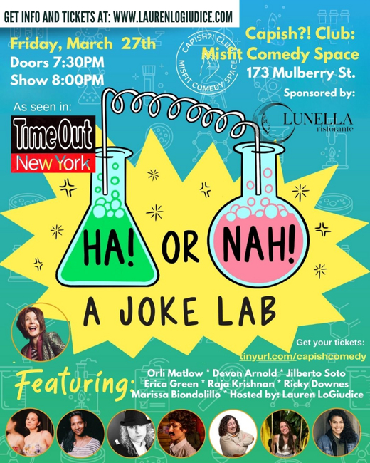 Ha! or Nah!: A Joke Lab *TimeOut NY PICK!*