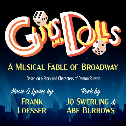 Guys and Dolls show poster