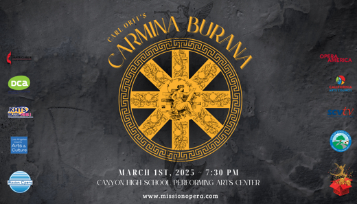 Carmina Burana show poster