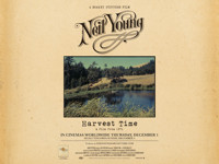 Neil Young:Harvest Time show poster