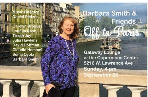 Barbara Smith & Friends present “Off to Paris”