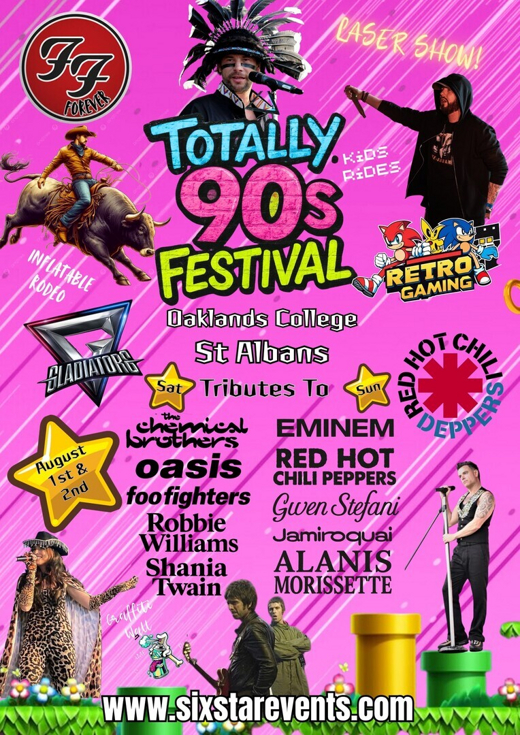 Totally 90s Festival in UK Regional