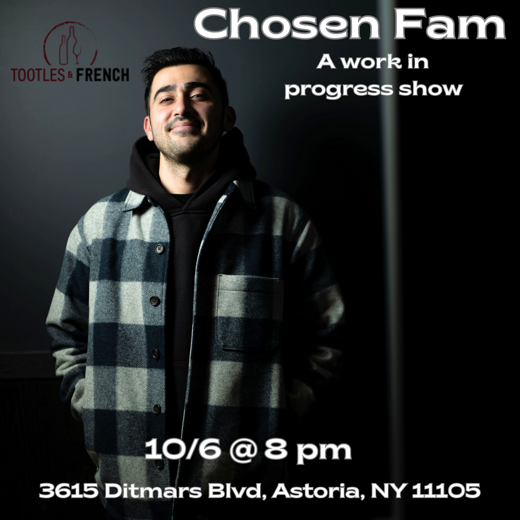 Natan Badalov Presents Chosen Fam: A Work In Progress Show in Off-Off-Broadway