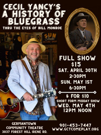 Cecil Yancy's A History of Bluegrass show poster