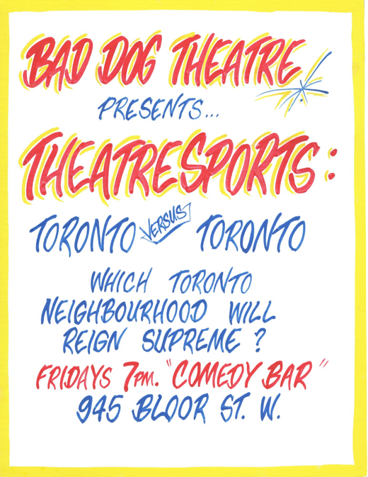 Theatresports: Toronto Versus Toronto show poster